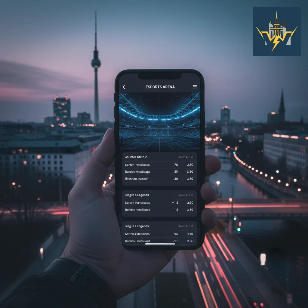 Detailansicht der eSports Wettmärkte und Quoten bei Wetten Berlin