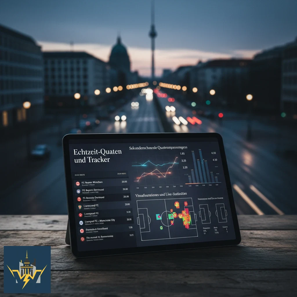 Live-Match-Tracker mit Spielfeldgrafik und aktuellen Spielstatistiken