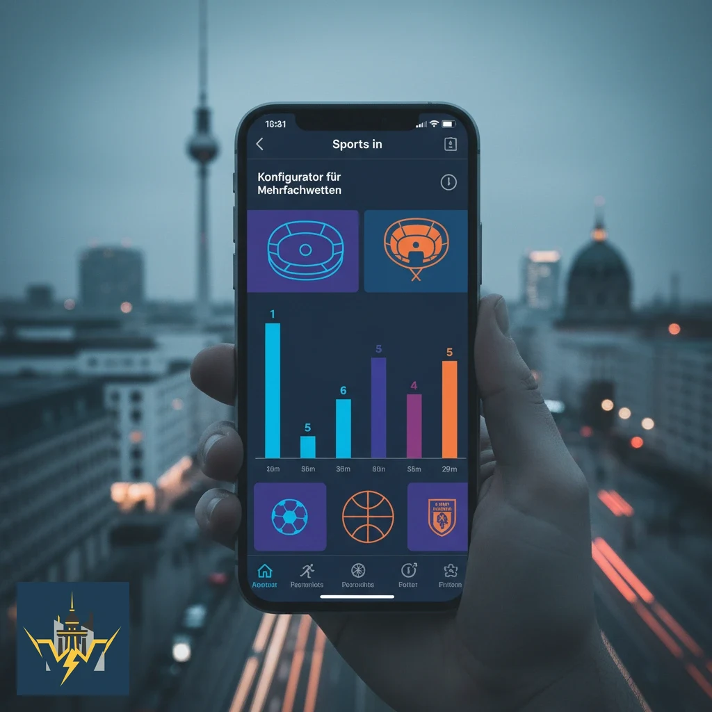 Interface zur Erstellung von Kombinationswetten auf einem Smartphone-Bildschirm.