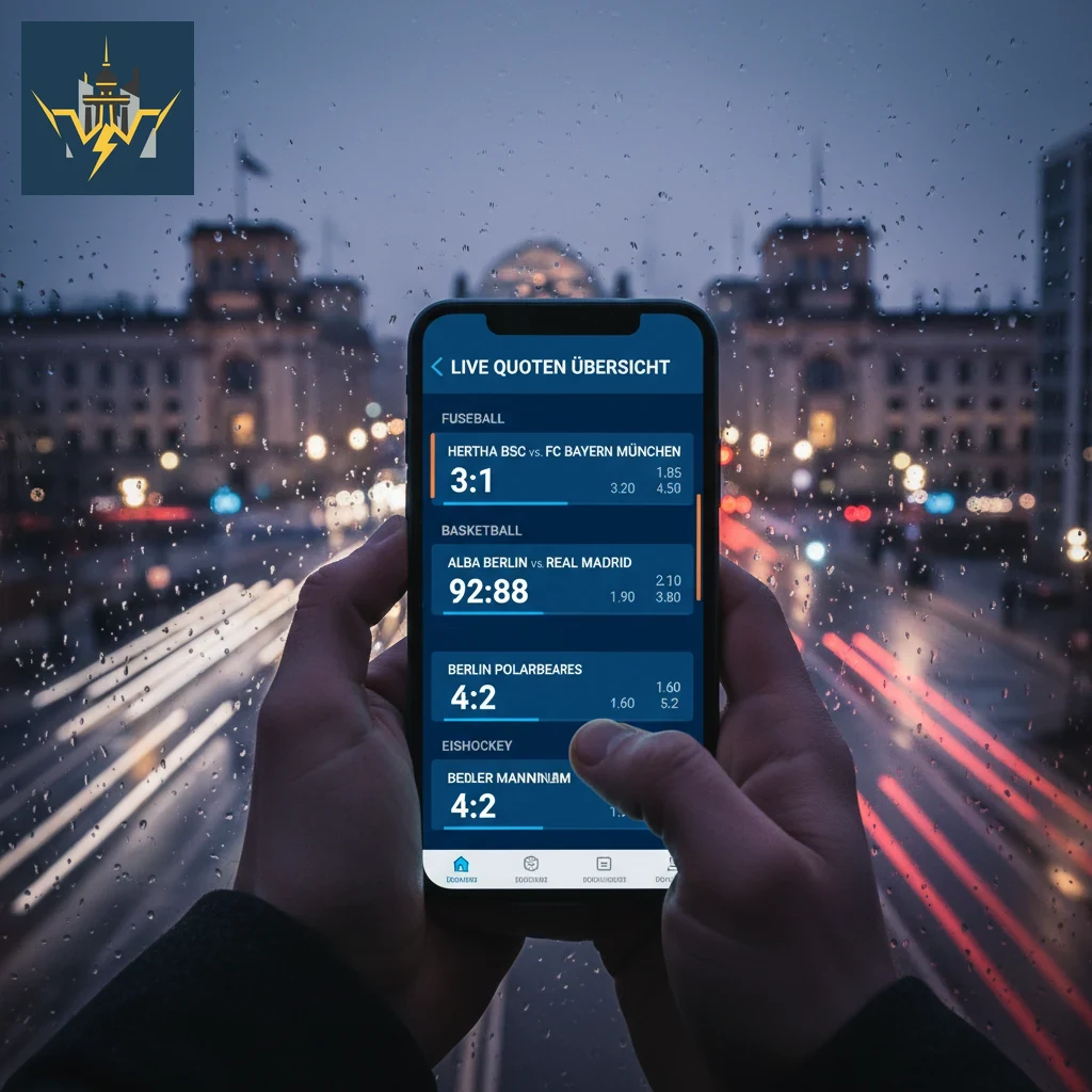 Übersicht der aktuellen Live-Märkte in der Sportwetten-App.